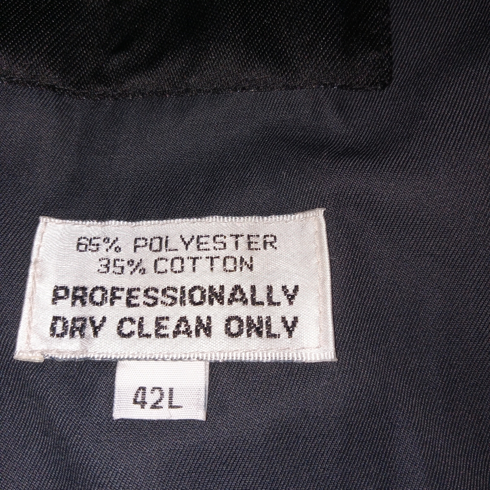 Vintage Pierre Cardin Black Trench Coat W/ Removeable Liner 40L - Picture 8 of 13